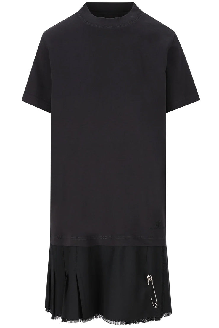 LAYERED DESTROYED T-SHIRT DRESS