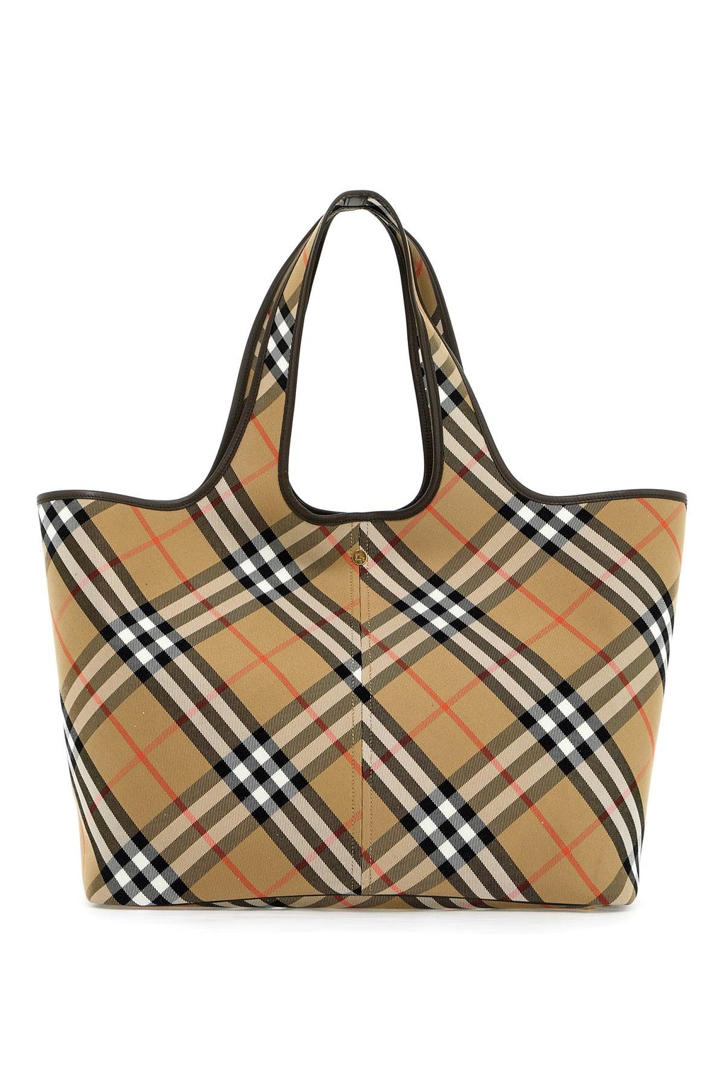 MEDIUM CHECK TOTE BAG