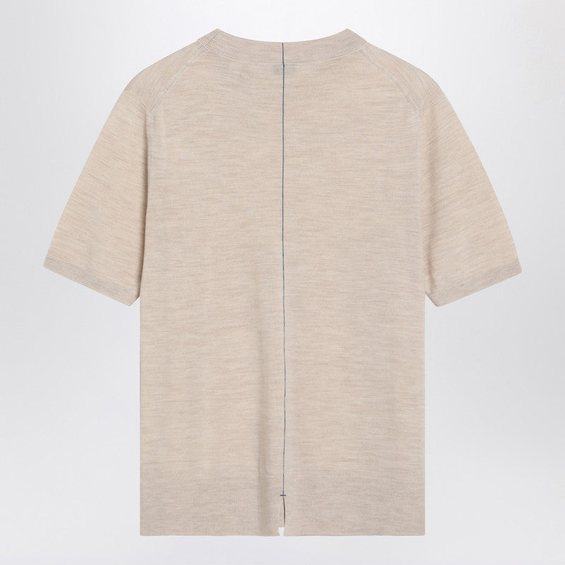 Beige Wool Sweater