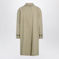 Beige cotton overcoat