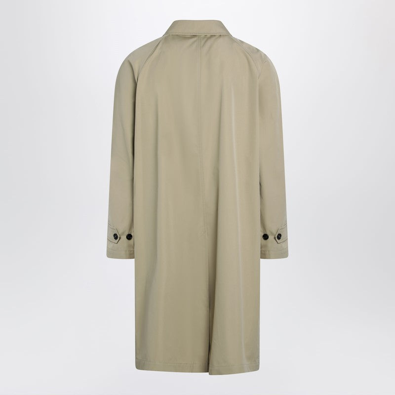 Beige cotton overcoat
