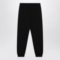 Black jogging trousers with logo