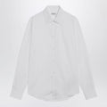 White cotton poplin shirt