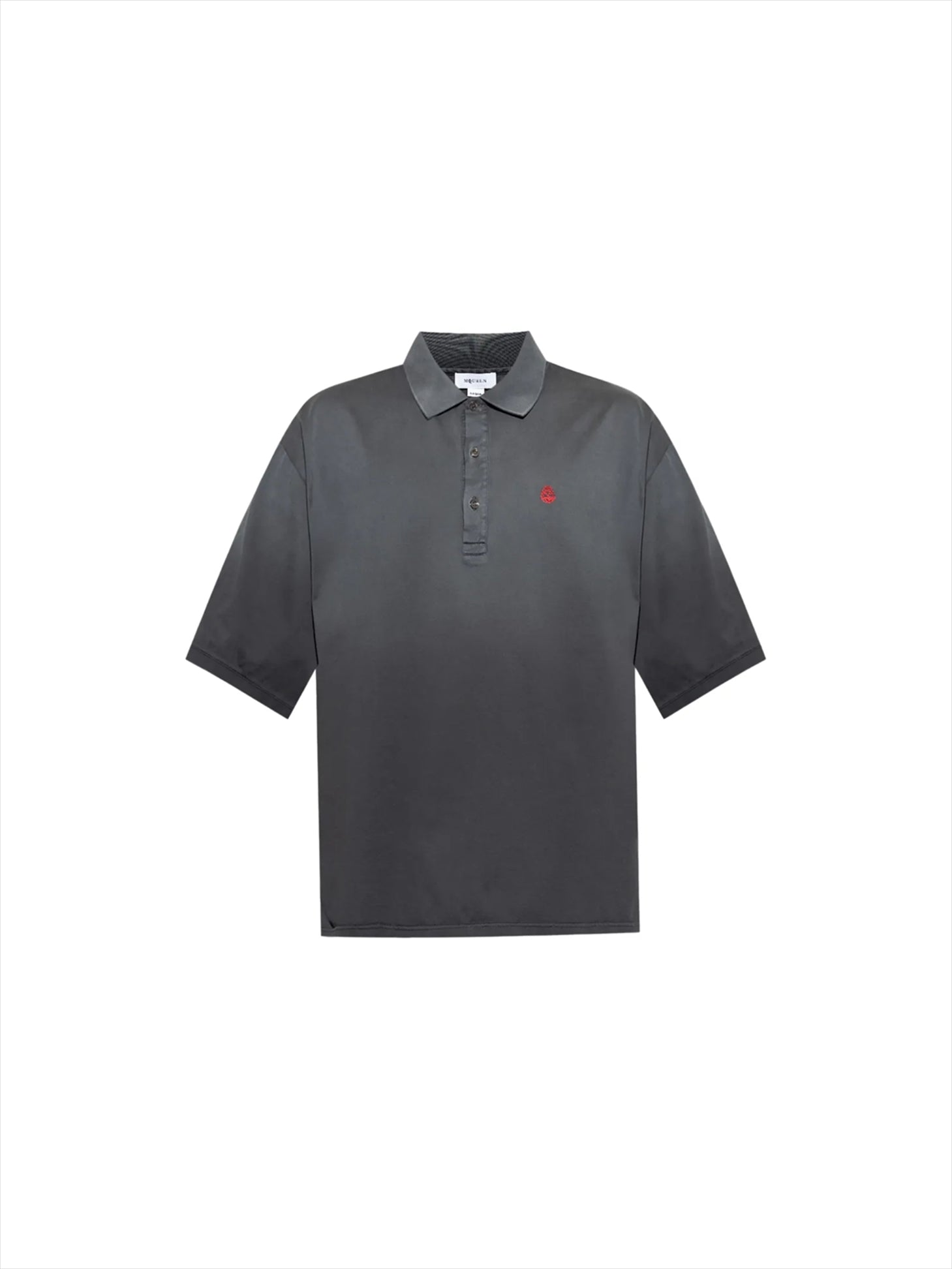 FADED EMBROIDERED LOGO POLO SHIRT