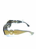 VERSACE Gold Mirrored Logo Sunglasses