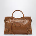 Le City medium bag in camel/antique gold
