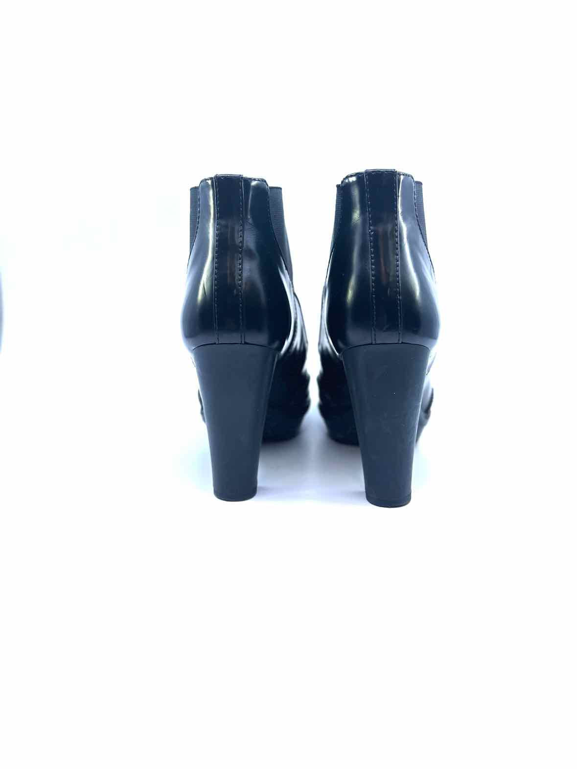TOD'S Size 8.5 Black Leather Ankle Boot