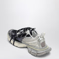 3XL Split Logo sneakers in light yellow/red/navy