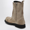Sand suede boots