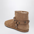 Alaska Soft camel ankle boots