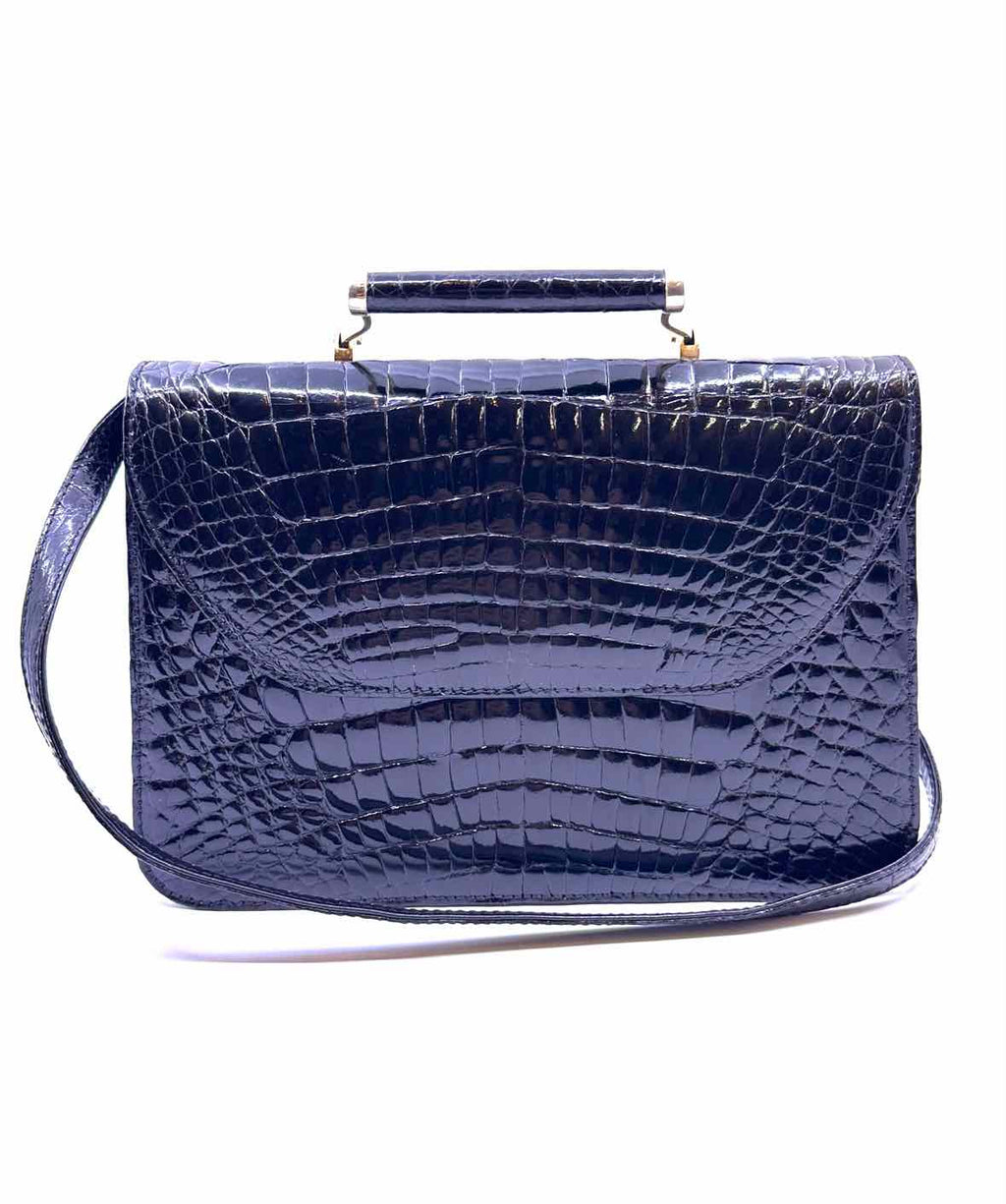 Black Alligator Handbag