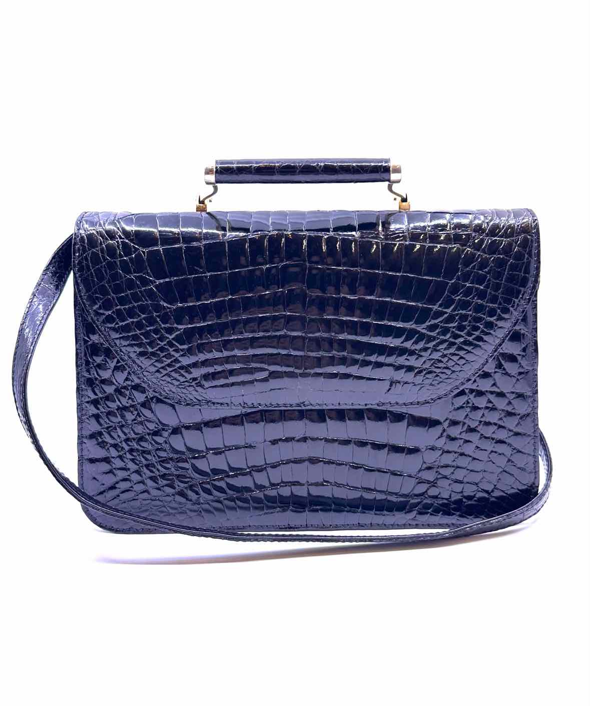 Black Alligator Handbag