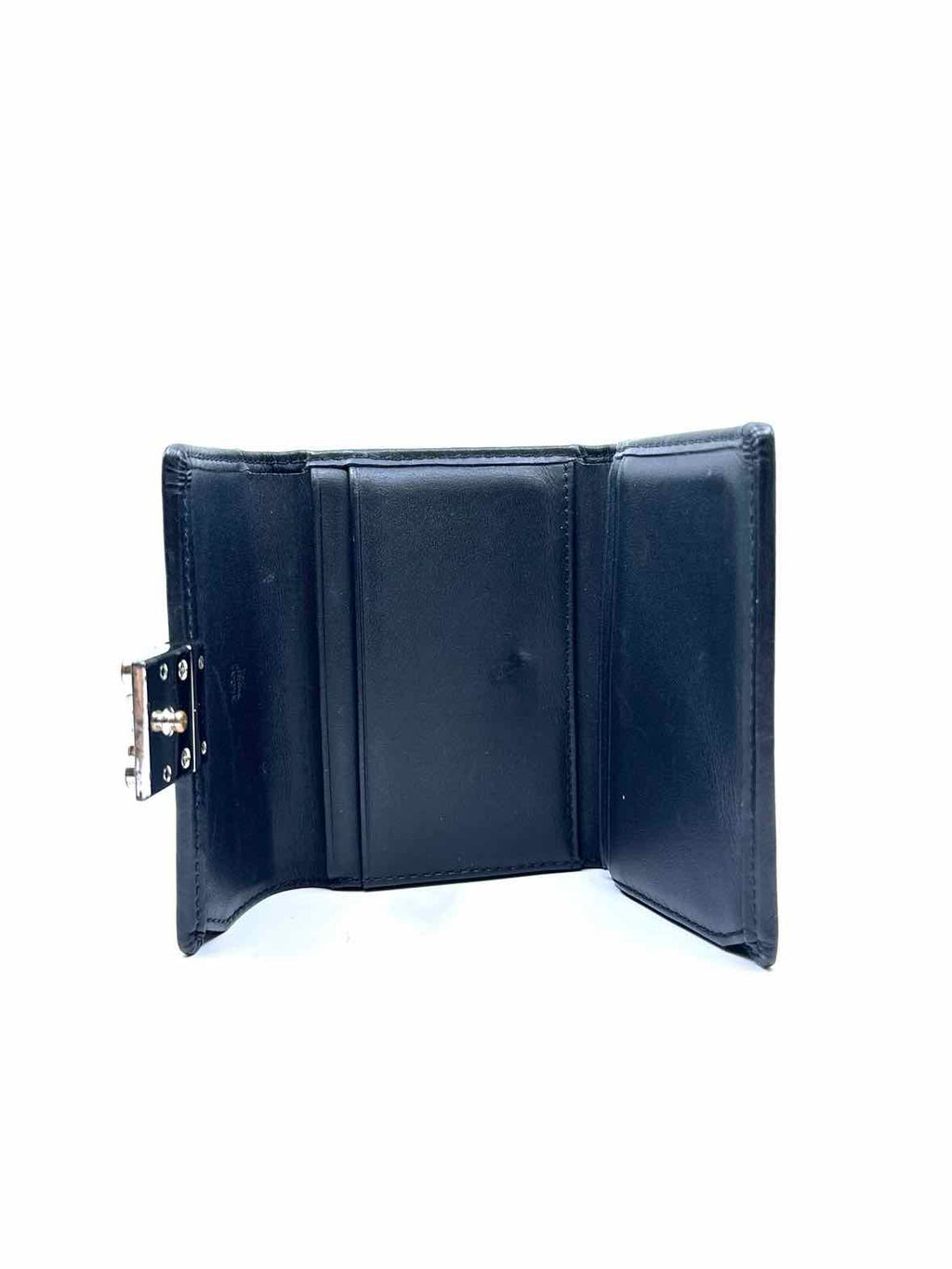 MCM Black, Cream Canvas Monogram Wallet
