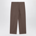Taupe cotton trousers