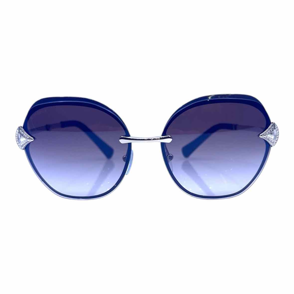 BVLGARI Brown Square Solid Sunglasses