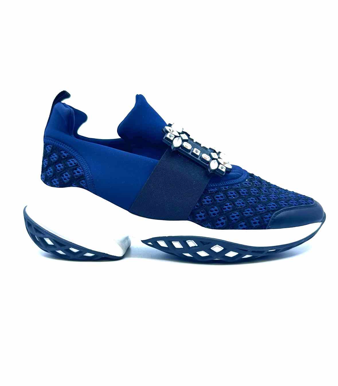 ROGER VIVIER Size 9.5 Navy, black Sneakers