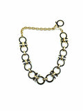 SALVATORE FERRAGAMO Black & Gold 2 Piece Set
