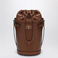 VLogo Signature Bucket Bag in Tobacco