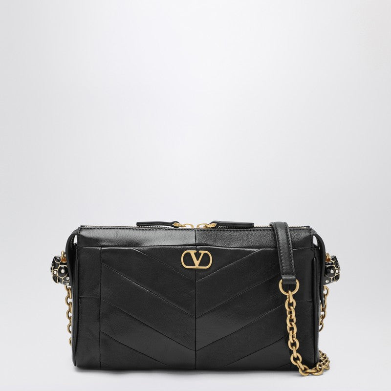 Small black Panthea crossbody bag