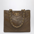 Laseine shopping bag in tundra green