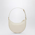 Ivory leather Vlogo Signature mini hobo bag