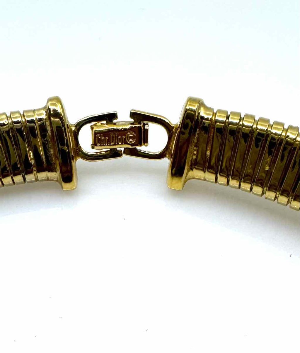 CHRISTIAN DIOR Gold Necklace