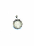 14K White Gold Pendant