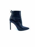 SAINT LAURENT Size 8.5 Black Leather Ankle Boot