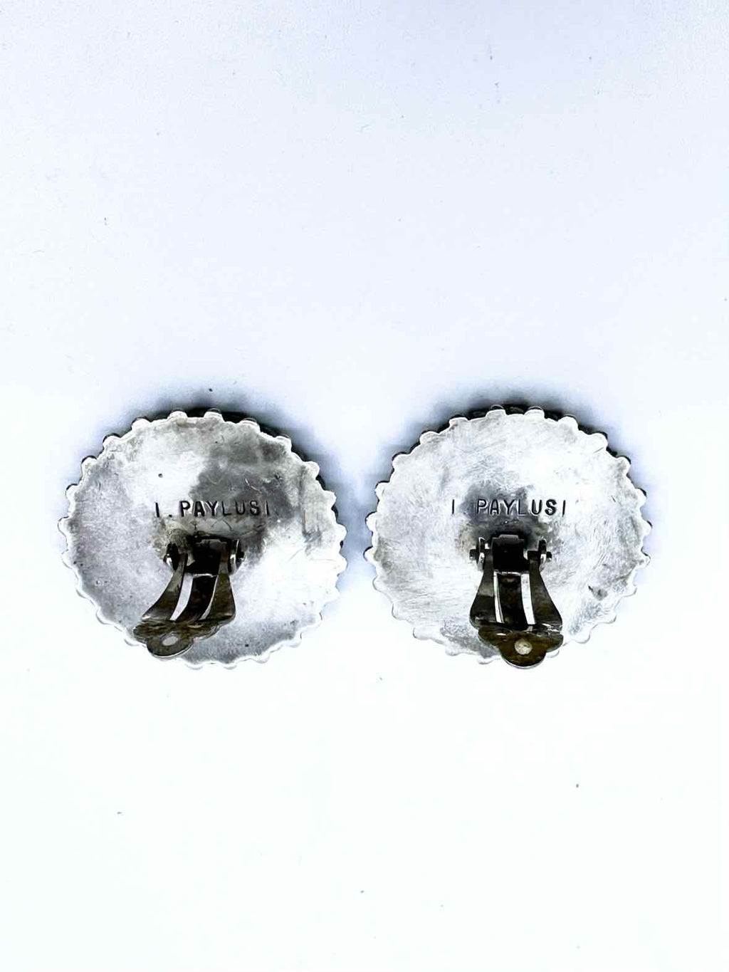 I PAYLUSI Turquoise Clip Earrings