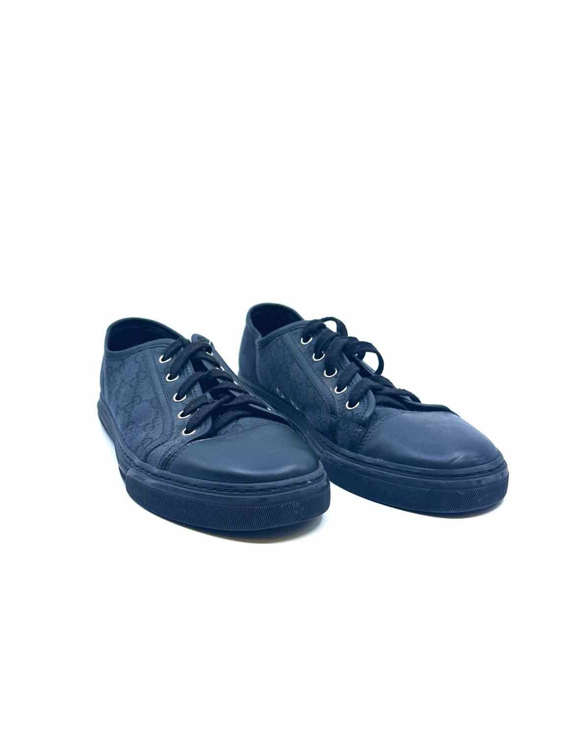 GUCCI Size 8 Black Men's Sneakers