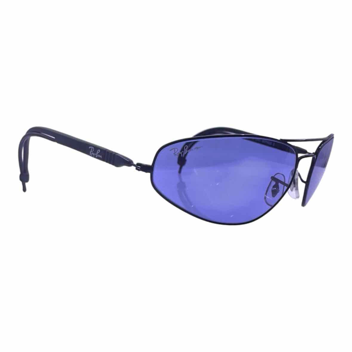 RAY BAN Purple & Black Cat Eye Solid Sunglasses