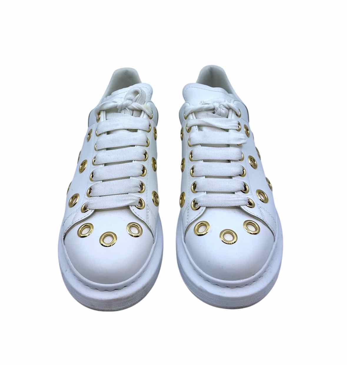 ALEXANDER MCQUEEN Size 9 White Sneakers