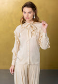 Silk95Five Trellis Blouse