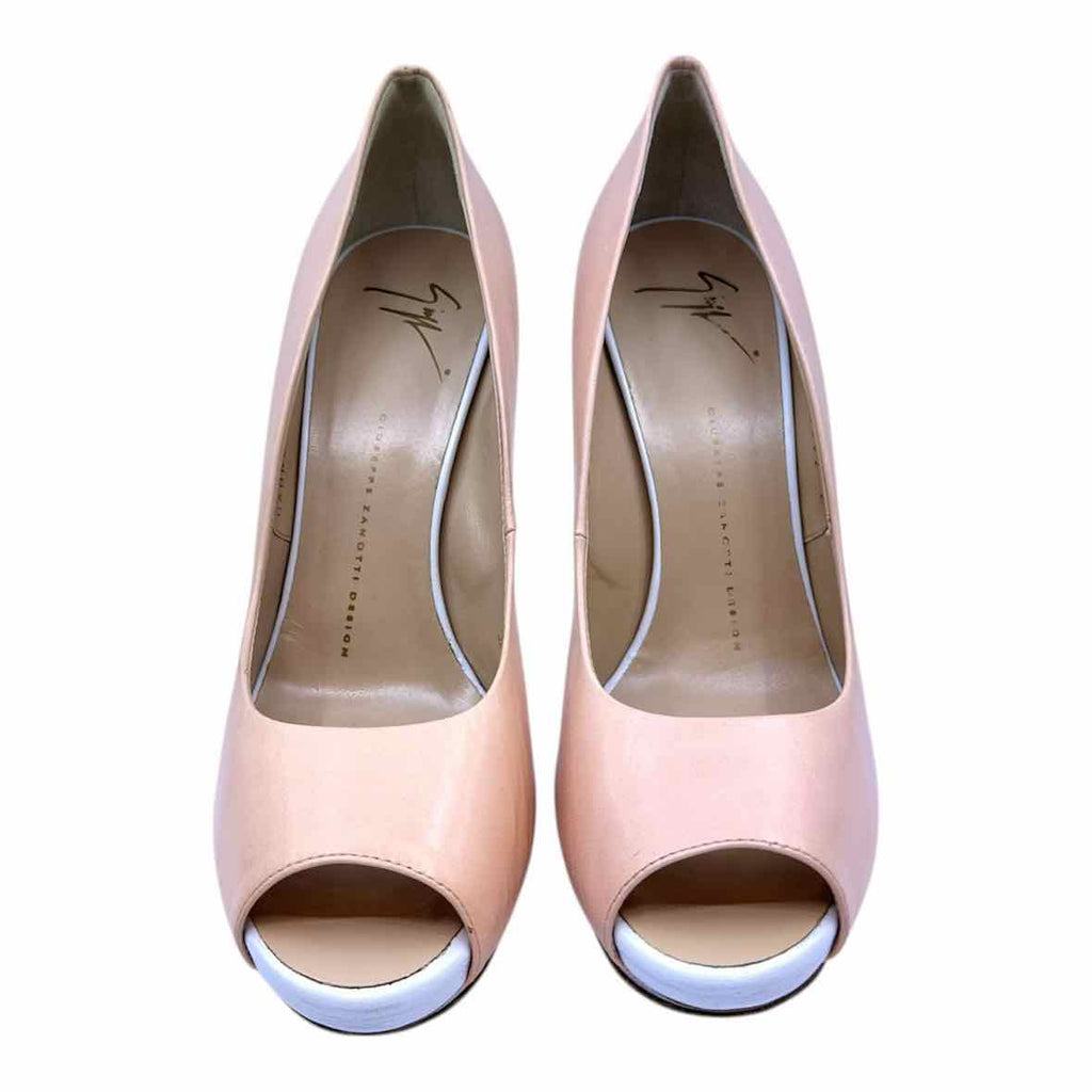 GIUSEPPE ZANOTTI Size 10 Pink Leather Pumps