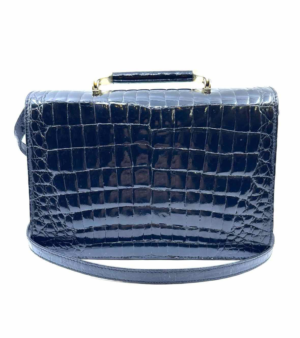 Black Alligator Handbag