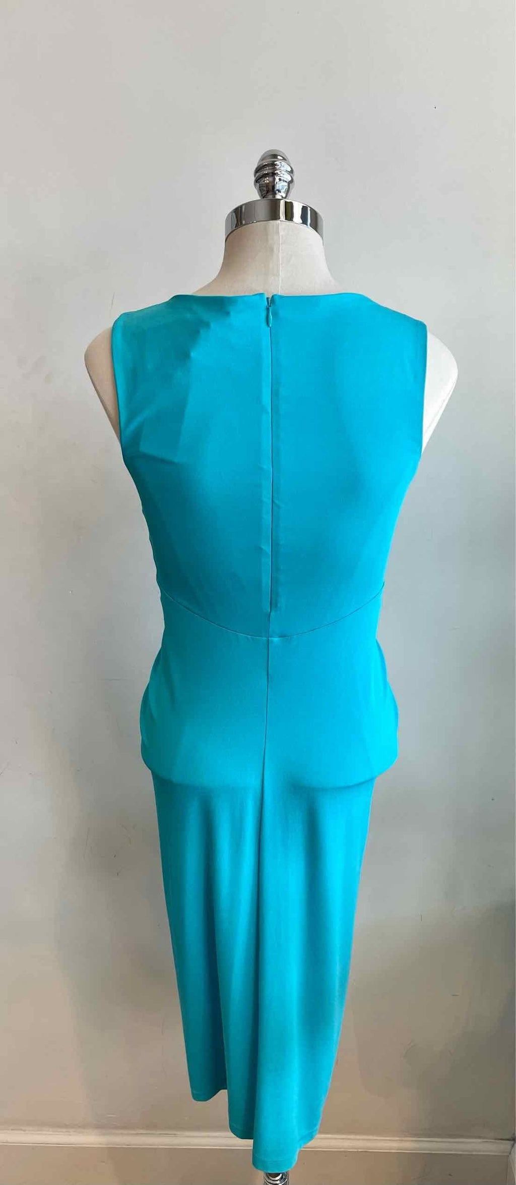 MICHAEL KORS Size 6 Aqua Solid Dress
