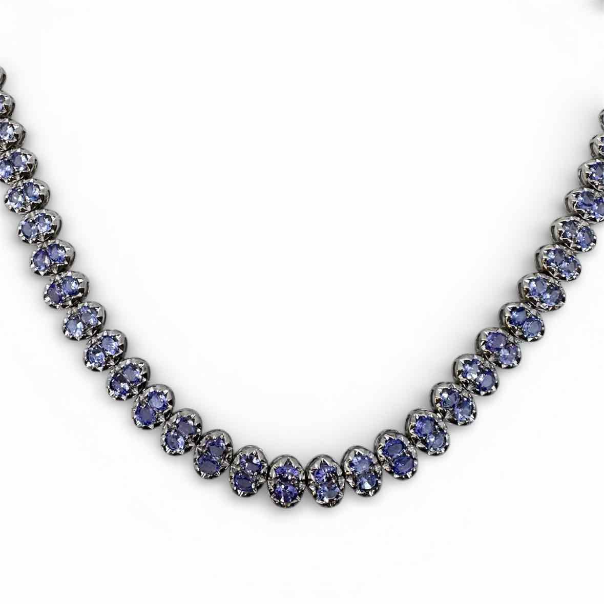 Sterling Tanzanite Necklace