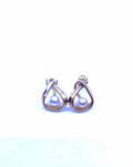 ED LEVIN Gold Pierced Earrings