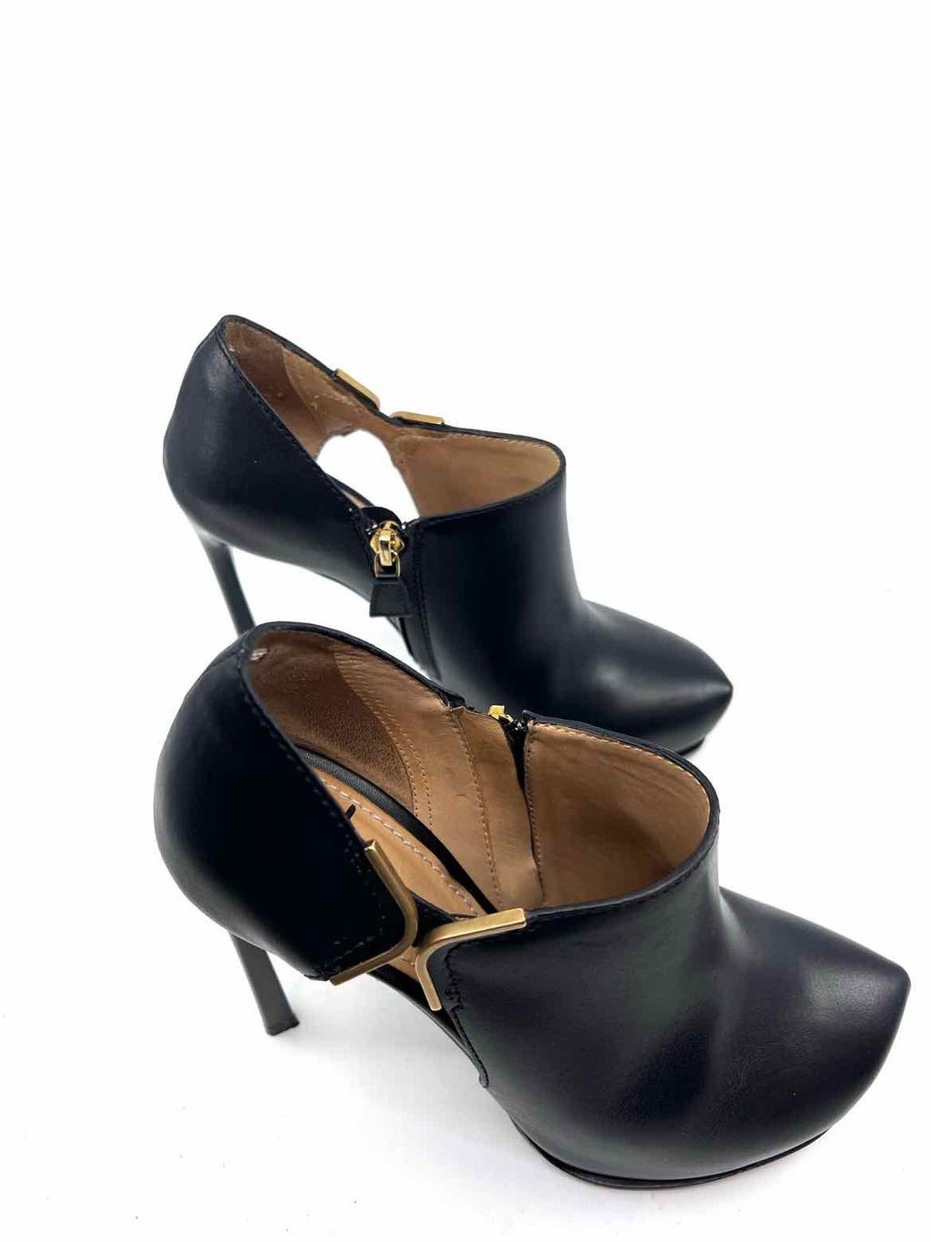 LANVIN Black Leather Ankle Boot | 8.5