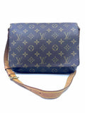 LOUIS VUITTON Brown Coated canvas Monogram Shoulder Bag