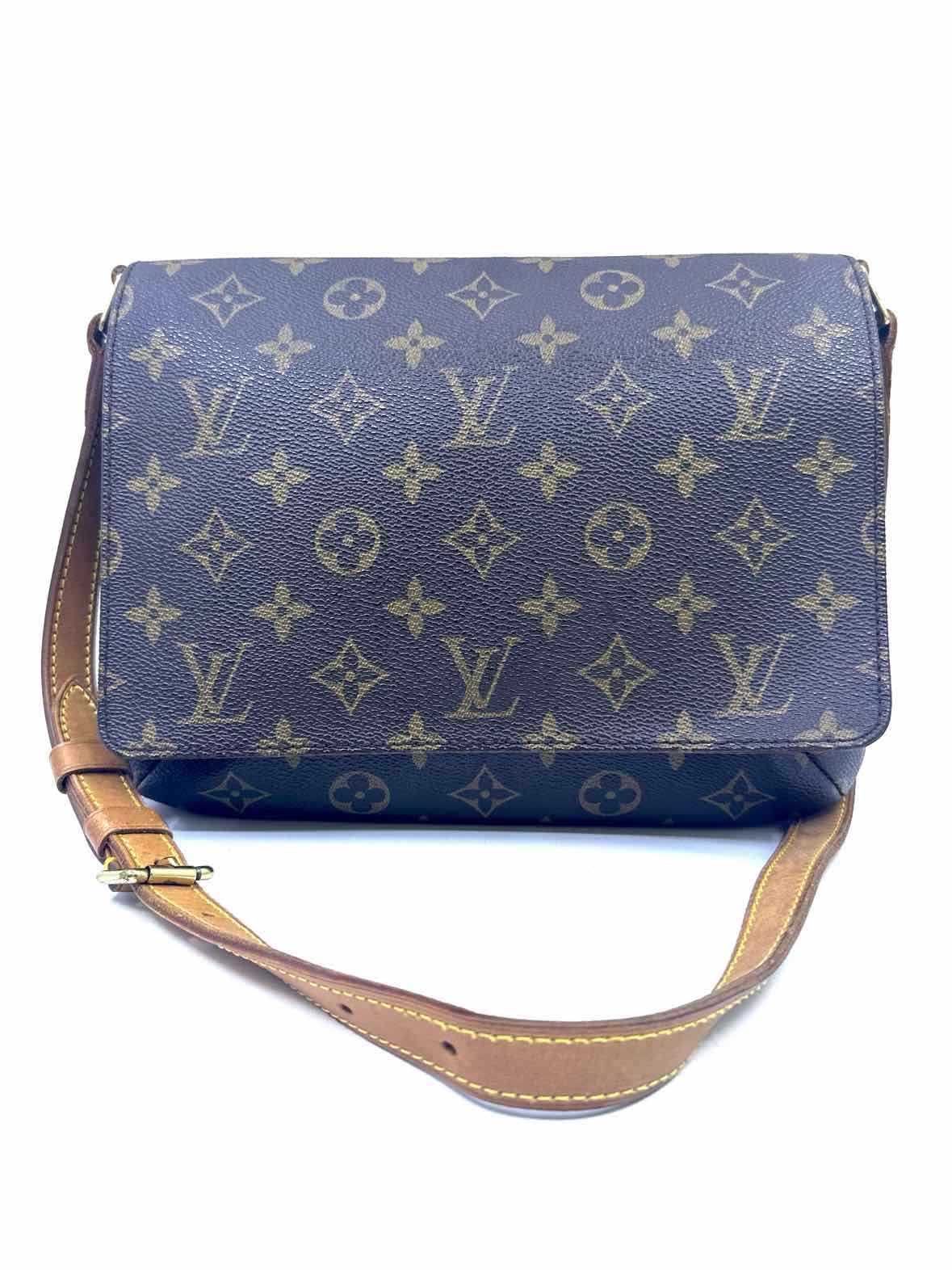 LOUIS VUITTON Brown Coated canvas Monogram Shoulder Bag
