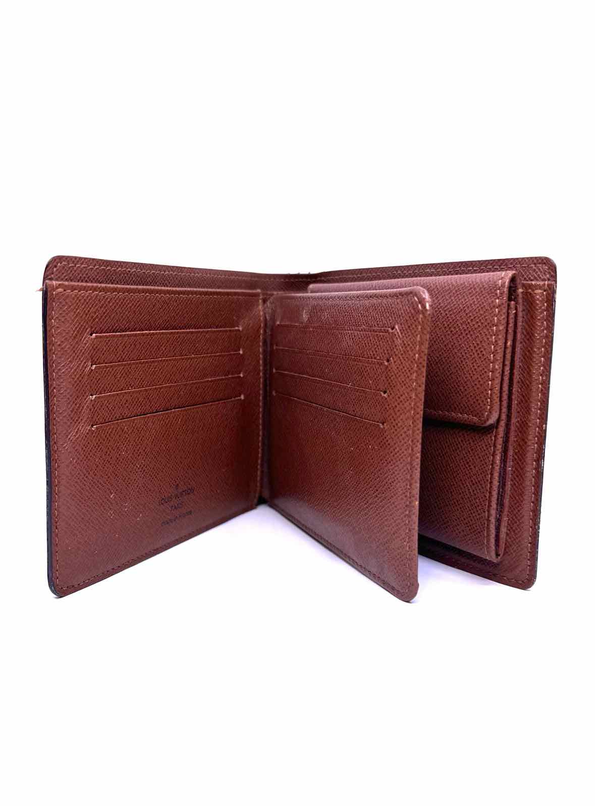 LOUIS VUITTON Brown Coated canvas Monogram Wallet
