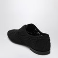 Black Woven Fabric Derby