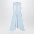 Light Blue Denim Asymmetric Dress