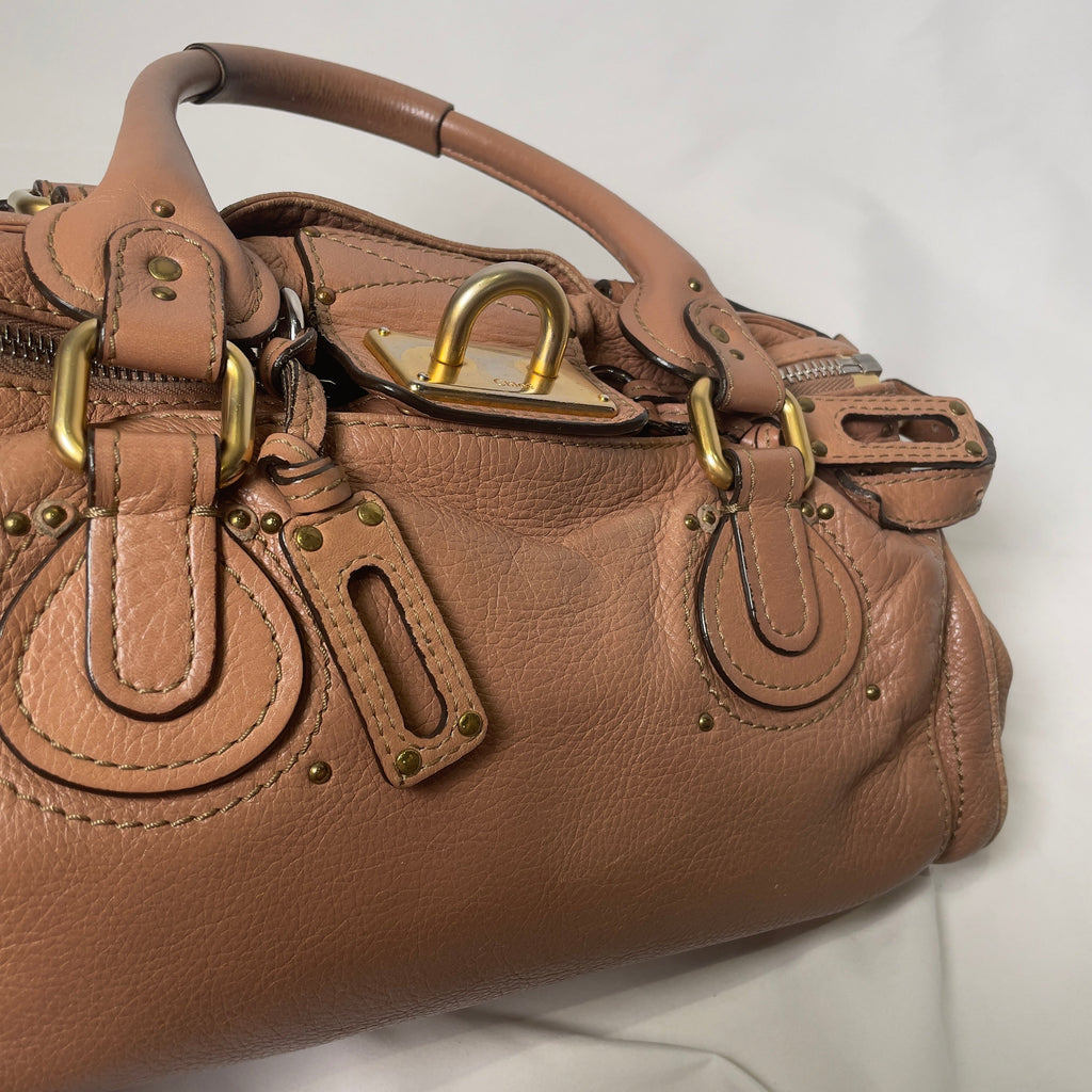 🔥 Pre-owned CHLOÉ 2009 dusty rose paddington medium 🔥