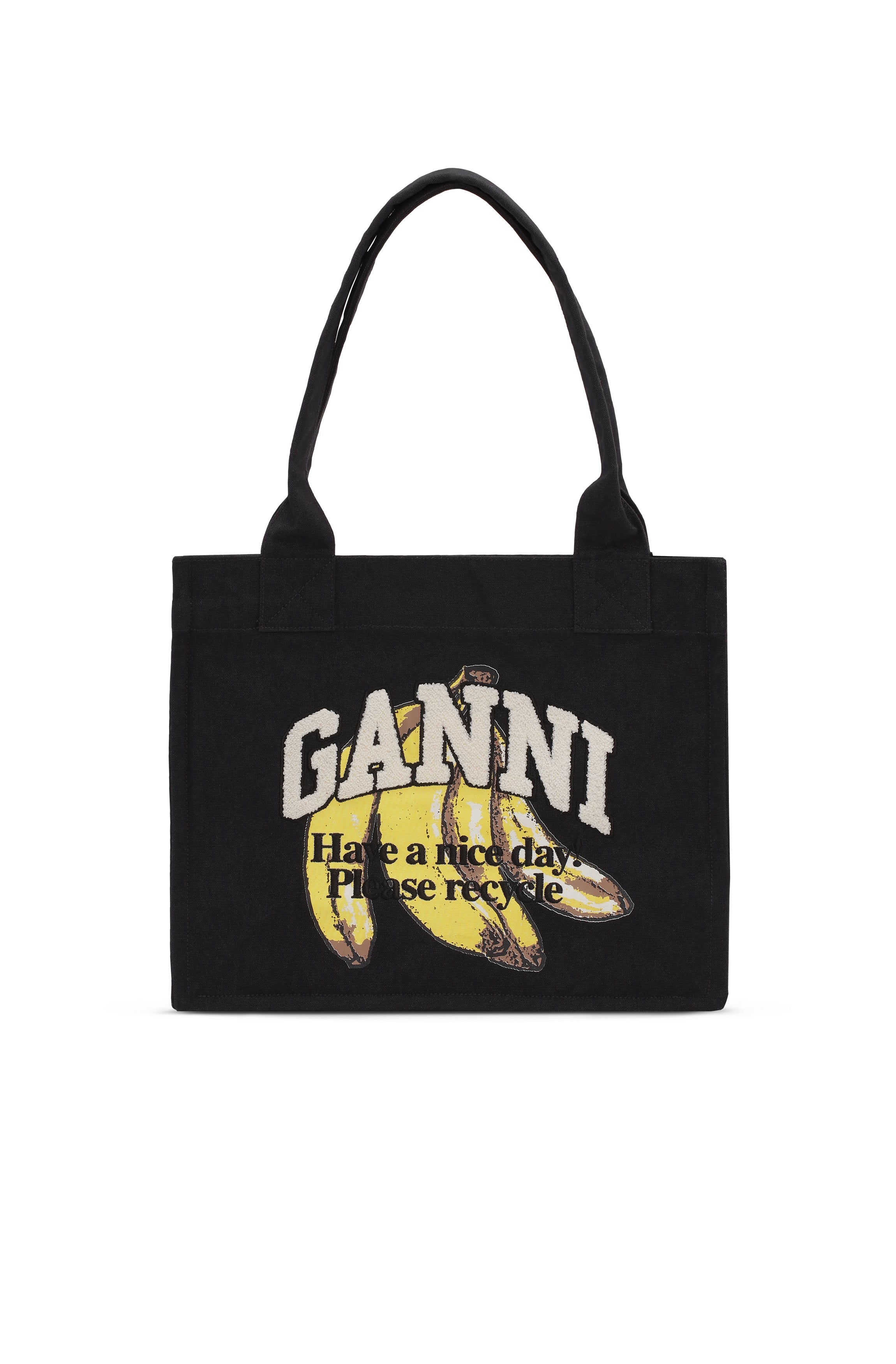 GanninLarge Easy Shopper Pocket Banana Print