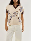 Weekend Max Mara Crusca Knit in Ivory Jacquard