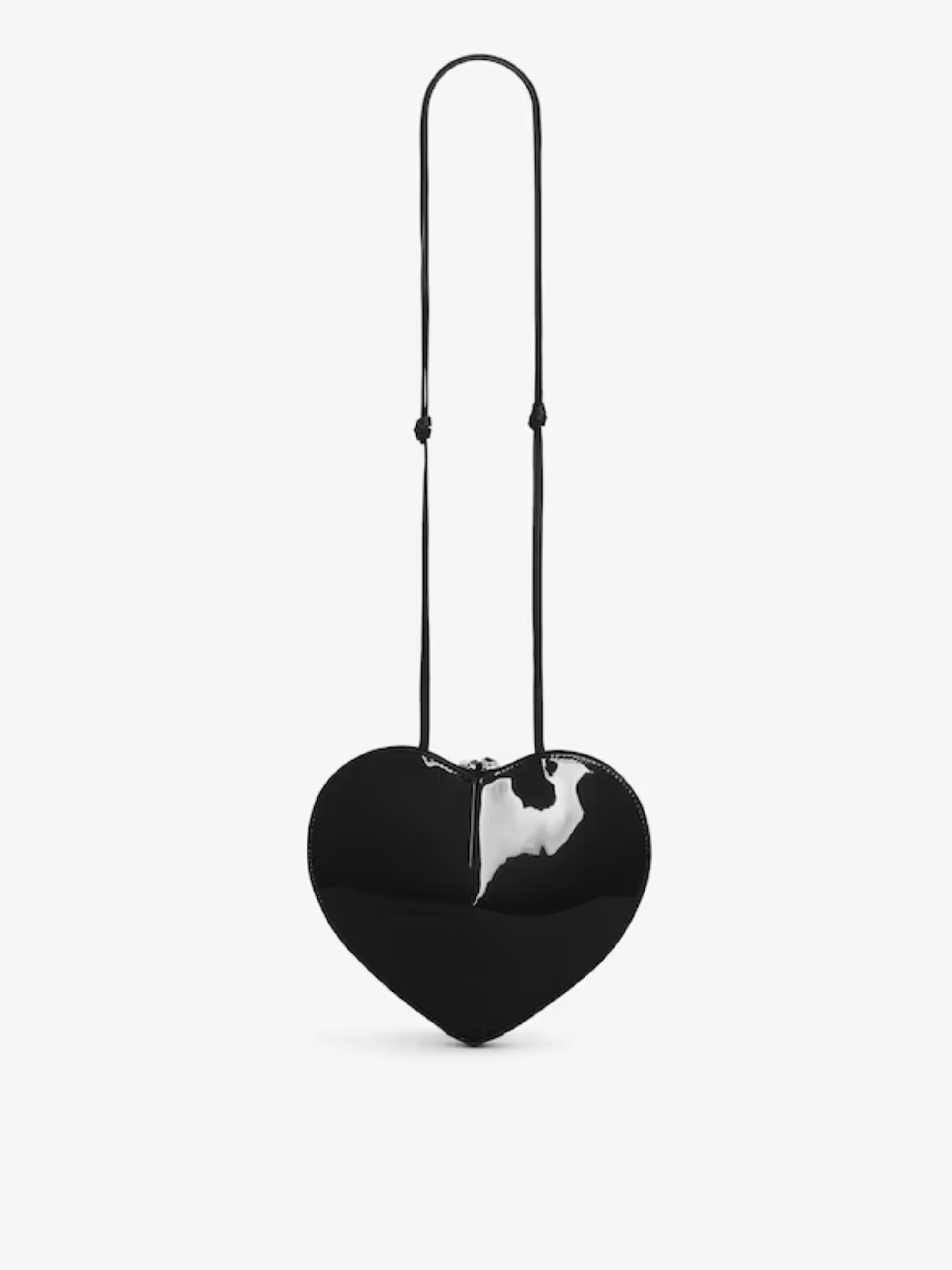 LE COEUR PATENT SHOULDER BAG