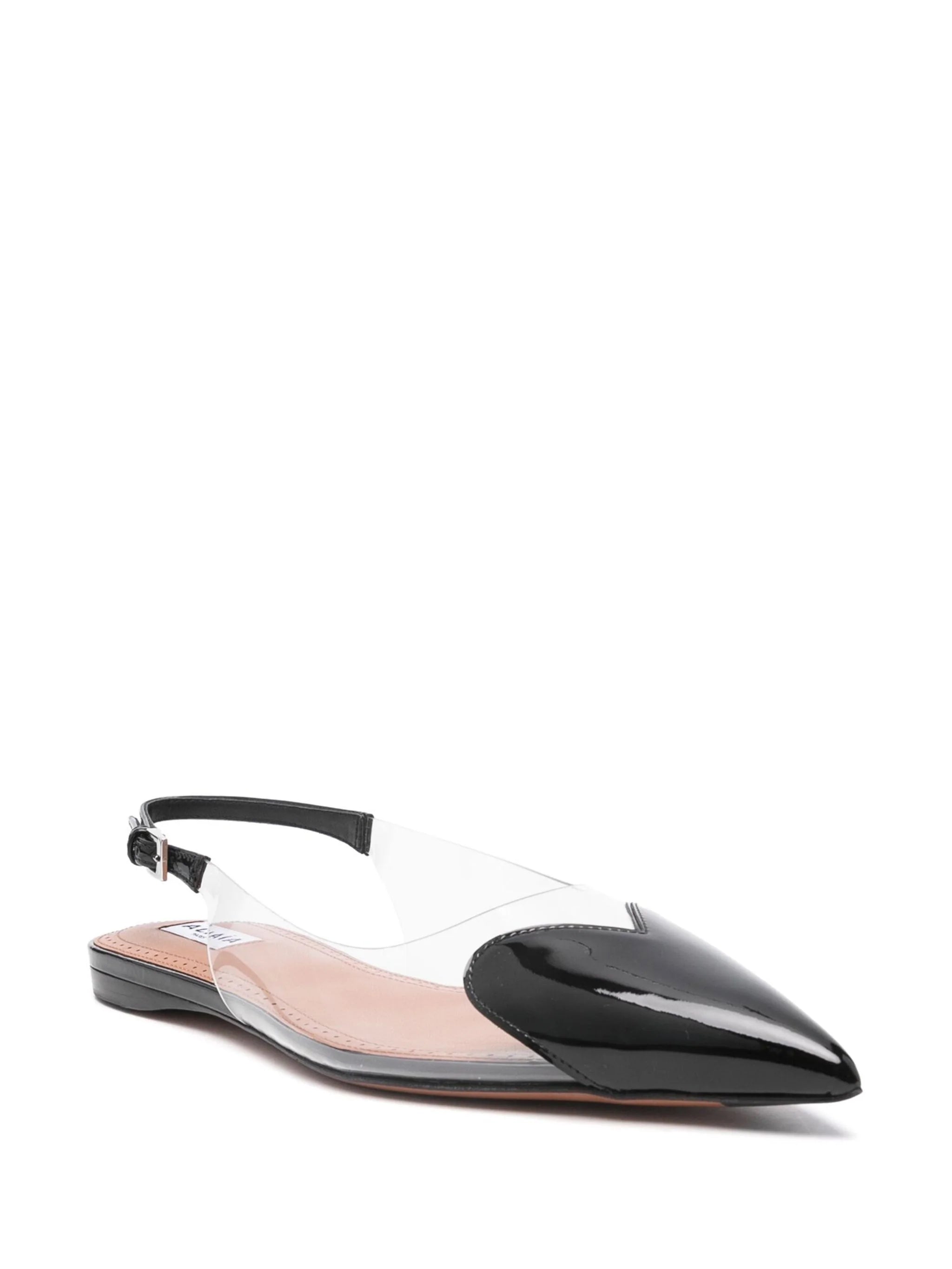 LE COEUR BALLET FLATS WITH BACK STRAP