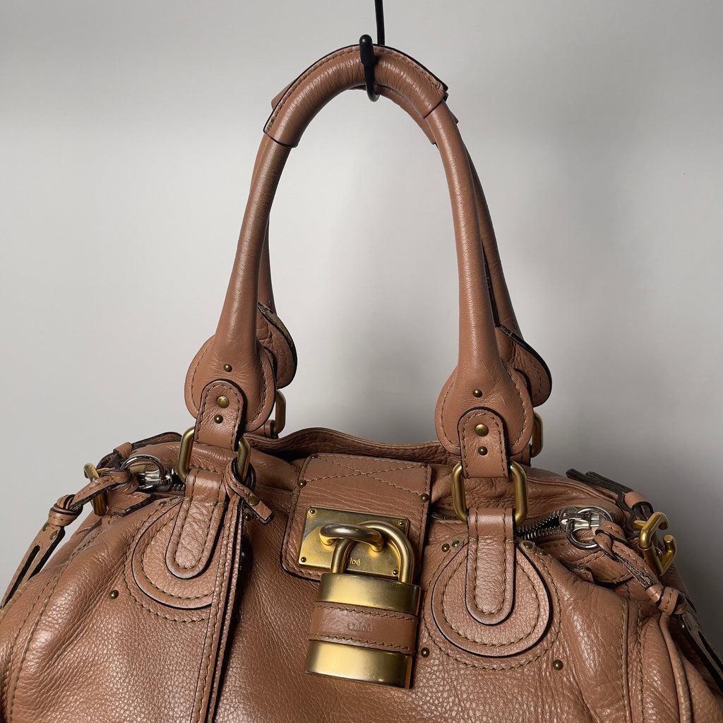 🔥 Pre-owned CHLOÉ 2009 dusty rose paddington medium 🔥